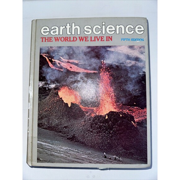 Vintage Earth Science The World We Live In Textbook Namowitz Stone 1970s - Picture 1 of 16